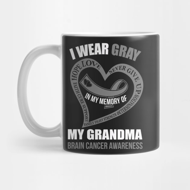 In My Memory Of My Grandma Brain Cancer Awareness by CarolIrvine